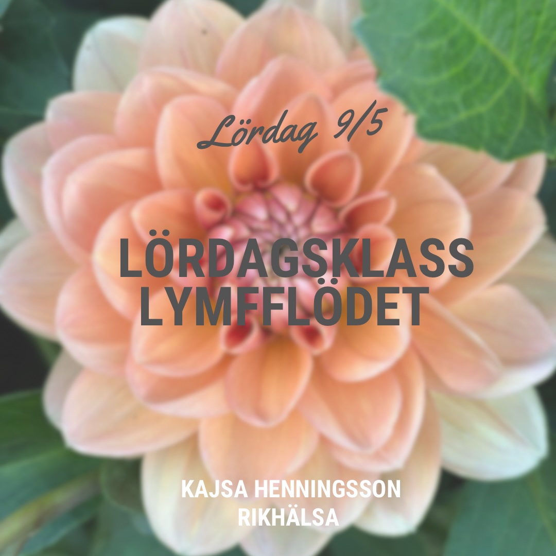 Lördagsklass – Lymfflöde, Lördag 9/5